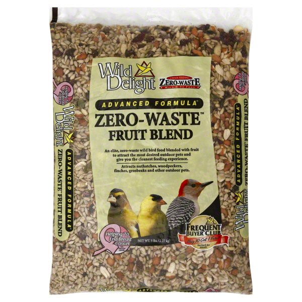 Wild Delight 360050 5 Lb ZeroWaste Fruit Blend Bird Feed