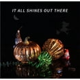thumbnail image 4 of EIMELI Glass Pumpkin Light Battery Operated LED Pumpkin for Fall Halloween Thanksgiving Decoration (2Pcs), 4 of 5