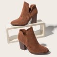 thumbnail image 4 of Tejiojio Fall Clearance Women Boots Pointed Shoes Zip Shoes Winter Casual Shoes High Heel Warm Solid Boots, 4 of 4