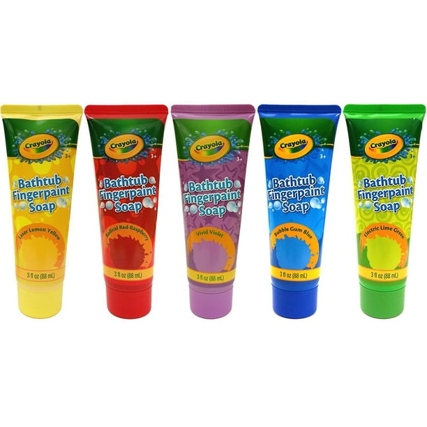 Crayola Crayon Kids Scented 3 oz Finger Paint Soap Vibrant Assorted