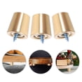 thumbnail image 3 of Miangastore 4pcs Copper Lamp Base Pads Smooth Lamp Stand Risers Diy Metal Lamp Base Pads For Table Lamps Metal Desk Lamp Base Pads Display Lamp Stand Risers, 3 of 8