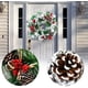 thumbnail image 2 of Nueva corona navideña, decoración de puerta de otoño, corona de puerta hecha a mano, decoración Floral de Papá Noel, adornos navideños para el hogar, 2 of 4