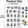 thumbnail image 3 of Insects Clear Rubber Stamps Animal Butterflies Dragonflies Vintage Transparent Silicone Stamp Seals for Card Making Background Decoration Handmade Photo Album Notebook Decor DIY Scrapbooking, 3 of 9