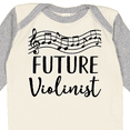 thumbnail image 4 of Inktastic Future Violin Player Violinist Boys or Girls Long Sleeve Baby Bodysuit, 4 of 5