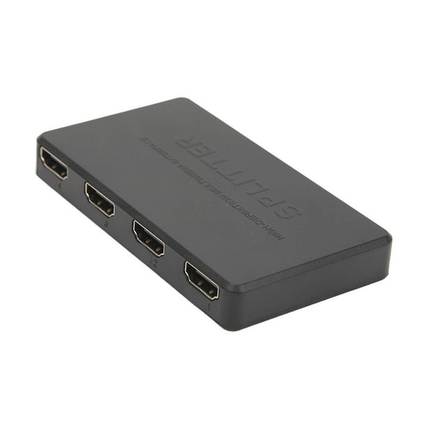 HDTV Splitter, Plug And Play 1 In 4 Out Video Splitter For Computer ...