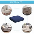 thumbnail image 6 of Eurhowing Outdoor Chair Cushion Covers 2Pcs, Waterproof Stretch Seat Cushions Slipcovers, Chair Seat Furniture Protector for Patio, Navy Blue, 6 of 9