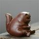 thumbnail image 4 of Decoración Para Gatos De Té De Arena Púrpura Escultura De Gato Gordo Hecha A Mano Artesanía Decorativa Mesa De Té Juego De Té, 4 of 7