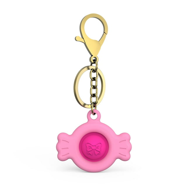 2 Pcs Silicone Decompression Toy for Kid Simple Dimple Reliever Fidget Toys Board Controller Educational Sensory, Candy