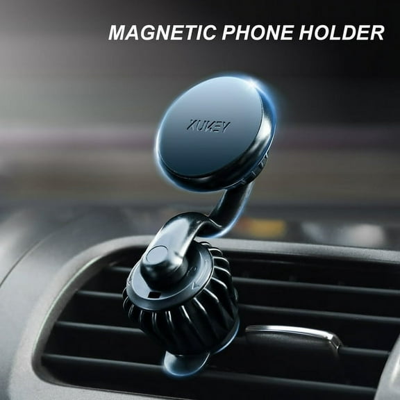 Yiyasu Universal Magnetic 360° Rotation Air Vent Car Mount Dashboard Phone Holder Truck