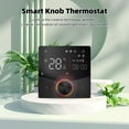 thumbnail image 3 of NFTIGB Central Conditioning Thermostat Touchscreen Wi-Fi Smart Temperature Controller 5+1+1 Programming Dynamic Light Effects Child Lock Display 95-240V 3.54 in / 9 cm BAC-009EL White, 3 of 9