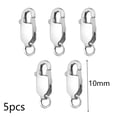 thumbnail image 1 of Lefu High Quality 925 Sterling Silver Lobster Claw Clasp Available in 4 sizes, 1 of 9