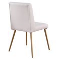 thumbnail image 2 of Best Master Chaises Newport Beige Velours Rembourré Parsons (Lot de 2), 2 of 3