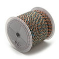thumbnail image 2 of 1roll 4-Ply Polycotton Cord Handmade Macrame Cotton Rope with golden Wire for String Wall Hangings Plant Hanger DIY Craft String Knitting Tomato 1.5mm about 21.8 yards(20m)/roll, 2 of 3