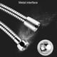 thumbnail image 4 of Shower hose, 2m stainless steel shower hose, universal shower hose, universal threaded connection (G1/2 inch) (2m), 4 of 4