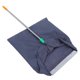 thumbnail image 5 of Bolsa de jardín tipo recogedor, grande, con asa, reutilizable, resistente, para hojas, cubo de basura, recogedor de basura para césped, piscina, gris oscuro., 5 of 5