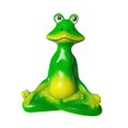 thumbnail image 3 of Animal Yoga Frogs Figurine Sculpture Decor Lifelike Multipurpose Decorative Fine B, 3 of 9