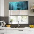 thumbnail image 5 of 2 Pack Valances for Windows, Ocean Shipwrecks Window Valances for Living Room/Bedroom/Bathroom, Coastal Nautical Dolphins Vintage Light Filtering Kitchen Curtain Valance Window Treatment 54"W x18" L, 5 of 9