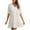 White, variant on Mingw Womens Short Sleeve Mini Dress Summer Babydoll T Shirt Skirts for Women Classic Fit Timeless Sundress Tiered Pleated Swing Flowy Loose Beach Casual Smocked ,S,Black