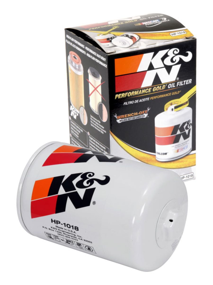 K&N Premium Racing Oil Filter Designed to Protect your Engine HP1018