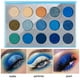 thumbnail image 3 of Paleta de sombras de ojos DE'LANCI Space Blue 15 colores Christmas, 3 of 7