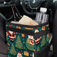 thumbnail image 6 of Christmas Foldable Car Garbage Can with Lid Leak-Proof Mini Trash Can Hanging Storage Bag - Car Trash Bin, 6 of 6