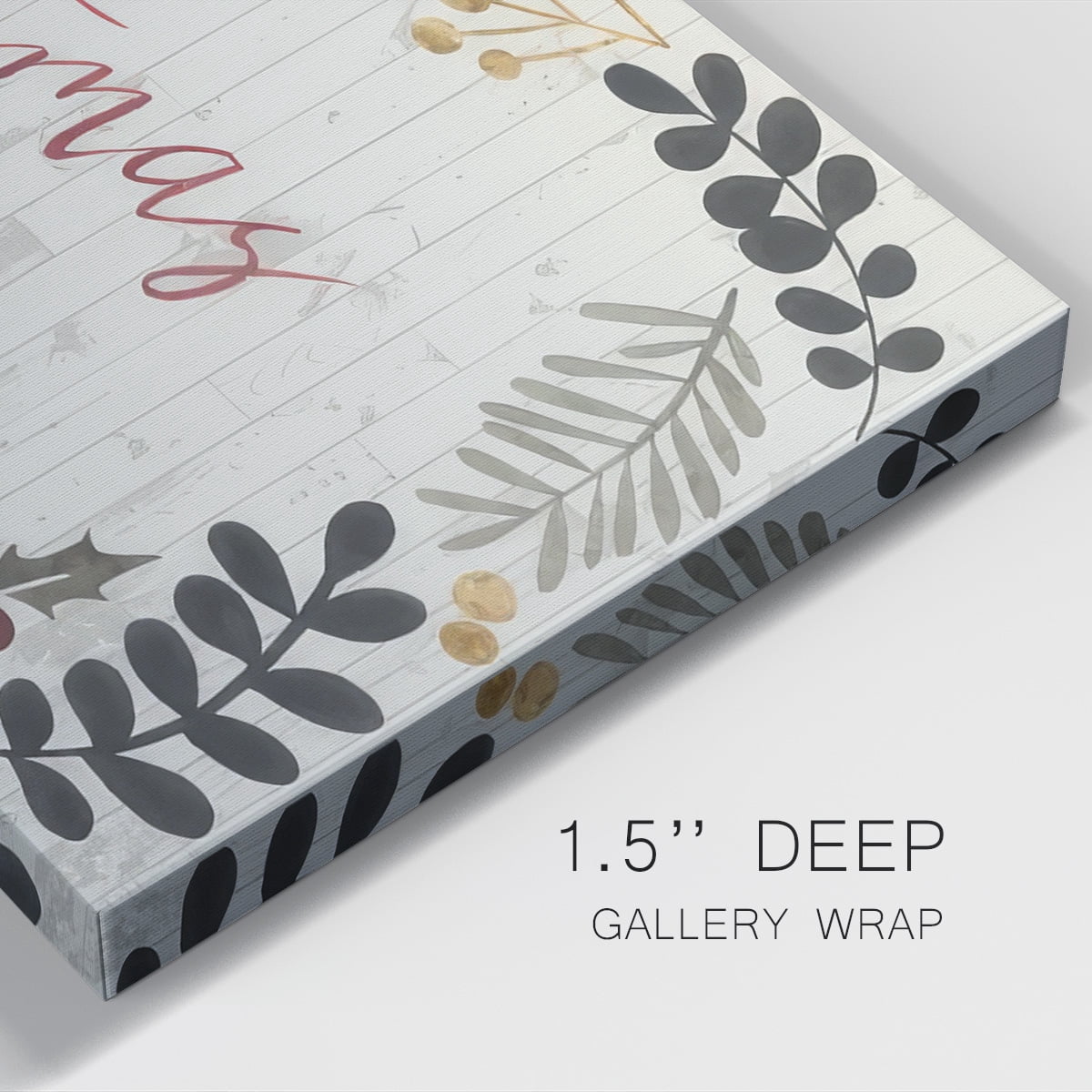 Christmas Wishes Collection C- Gallery Wrapped Canvas