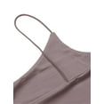 thumbnail image 6 of Nituyy Women's Spaghetti Strap Crop Tops Slim Fit Backless Camisole Basic Solid Color Beach Cami Tank Tops, 6 of 9