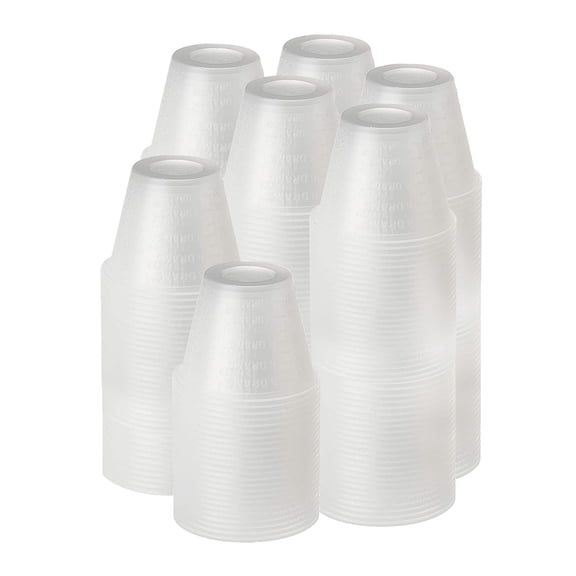 [1000 Count - 1 oz.] Disposable Graduated Plastic Medicine Cups - For Mixed P...