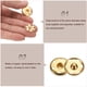 thumbnail image 4 of Uxcell 5 Set Botones de Broche de Costura de 17mm, Botones de Cierre de Metal, Dorado, 4 of 7