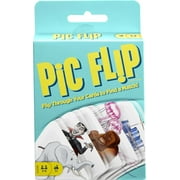 Pic Flip Card Game for Kids, Adults & Game Night, Flip Through Cards to Find a Match for 2-6 Players
