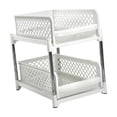 thumbnail image 4 of jifeng Pull Out Cabinet Organizer Spice Rack Organizer 2 Layer Multifunctional Bathroom White, 4 of 9