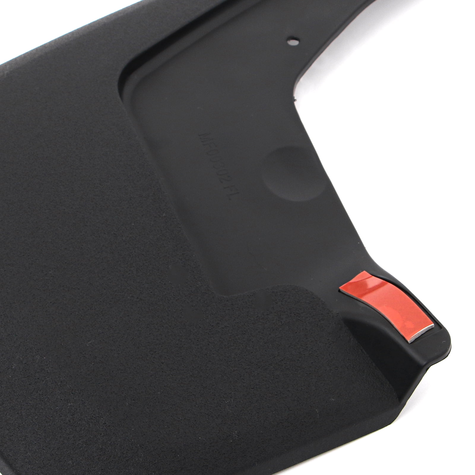 Ikon Motorsports Mud Flaps Splash Guards Fits 2019-2024 Dodge Ram 1500 W/o Fender Flares, Textured Black PP Front & Rear Side Mudflaps Accessories 4PCS