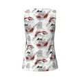 thumbnail image 6 of Goofa Koi Fish Printed Womens Workout Tops for Women Sleeveless Yoga Shirts Athletic Running Tank Tops Sleeveless Gym Clothes Workout Apparel-Small, 6 of 9