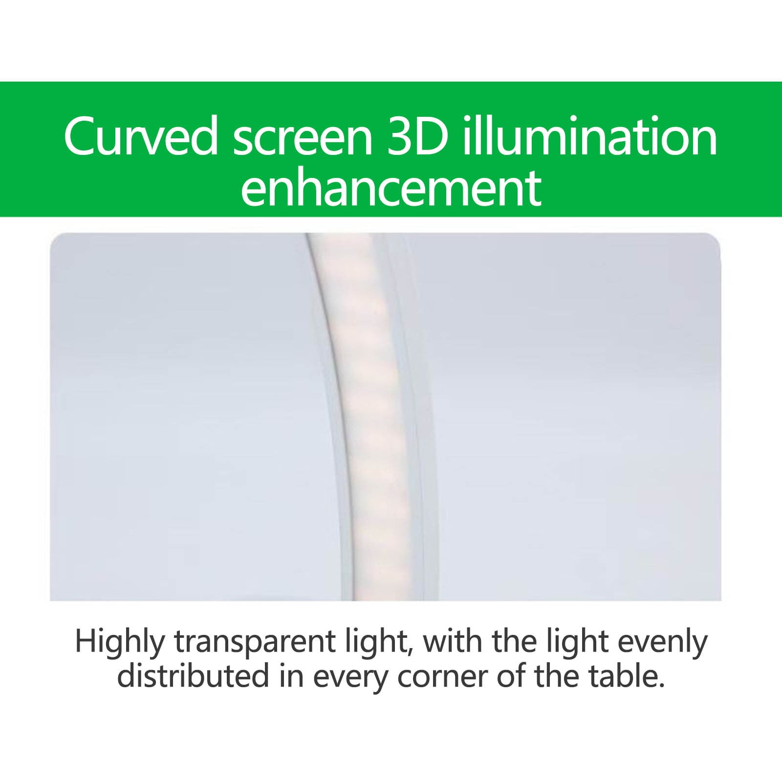 Nail Light for Desk with Half Moon Design, Foldable Nail Table Lamp with Multiple Color Modes and Brightness, For Beauty Eyelash Makeup and Crafts, LED Desk Lamp