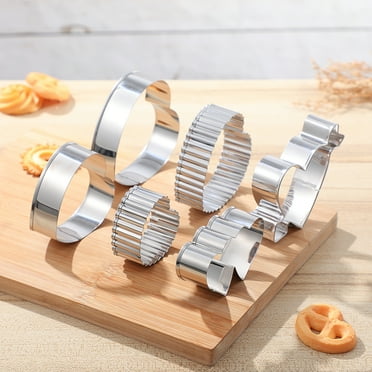 Melantax Heart-shaped cookie cutters, heat-resistant stainless steel non-stick cookie cutters, perfect for Valentine's Day
