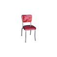 thumbnail image 2 of Chrome Chair - Royal Blue Tufted Accent Seating - Fully Assembled - 18" Seat Height, 2 of 3