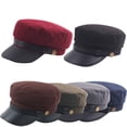thumbnail image 2 of Boat Captain Men Sailor Hats Cap Flat Soldier Outdoor, 2 of 5