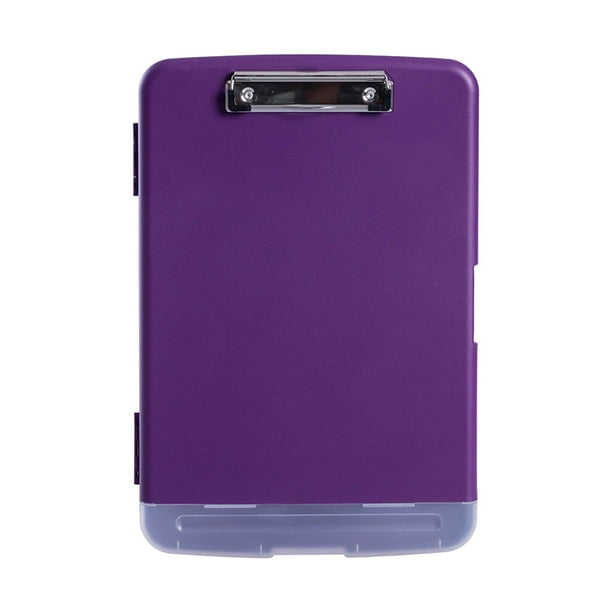 Estuche para lápices VALSEEL, archivador A4 con ranura para bolígrafo, tablero de escritura, archivador multifuncional de papel, tablero de escritura de plástico con clip, útiles escolares