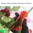 thumbnail image 6 of BE-TOOL 1/4 Pcs Rose Thorn and Leaf Remover Plastic Remove Thorns Clearly Hand Stripping Tool Flower Shape, 6 of 8