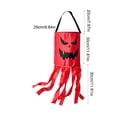 thumbnail image 3 of Lksixu Halloween Candy Bags, Jack-O'-Lantern Windsock Shaped Fabric Candy Bucket with LED Lights, Portable Trick or Treat Bags with Handle, Reusable Large Goodie Basket Spooky Tote Bags for Party, 3 of 8