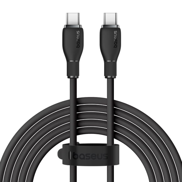 CABLE TIPO C A C BASEUS PUDDING SERIES NEGRO 100W 2 METROS
