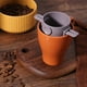 thumbnail image 3 of Filtro de café plegable Taza de filtro de café elaborada a mano de acero inoxidable reutilizable, 3 of 8