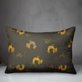 thumbnail image 2 of Creative Products Rooster Pattern in Yellow 14x20 Spun Poly Pillow, 2 of 2