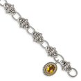 thumbnail image 1 of Sterling Silver with 14K Gold Citrine Bracelet, 1 of 1