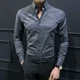 thumbnail image 2 of Ropa con Estampado Hombre Negro Tops Gráficos Camisas y Blusas de Lujo para Hombre Manga Larga Mangas Estilo Coreano Marca Barata Seda I, 2 of 5