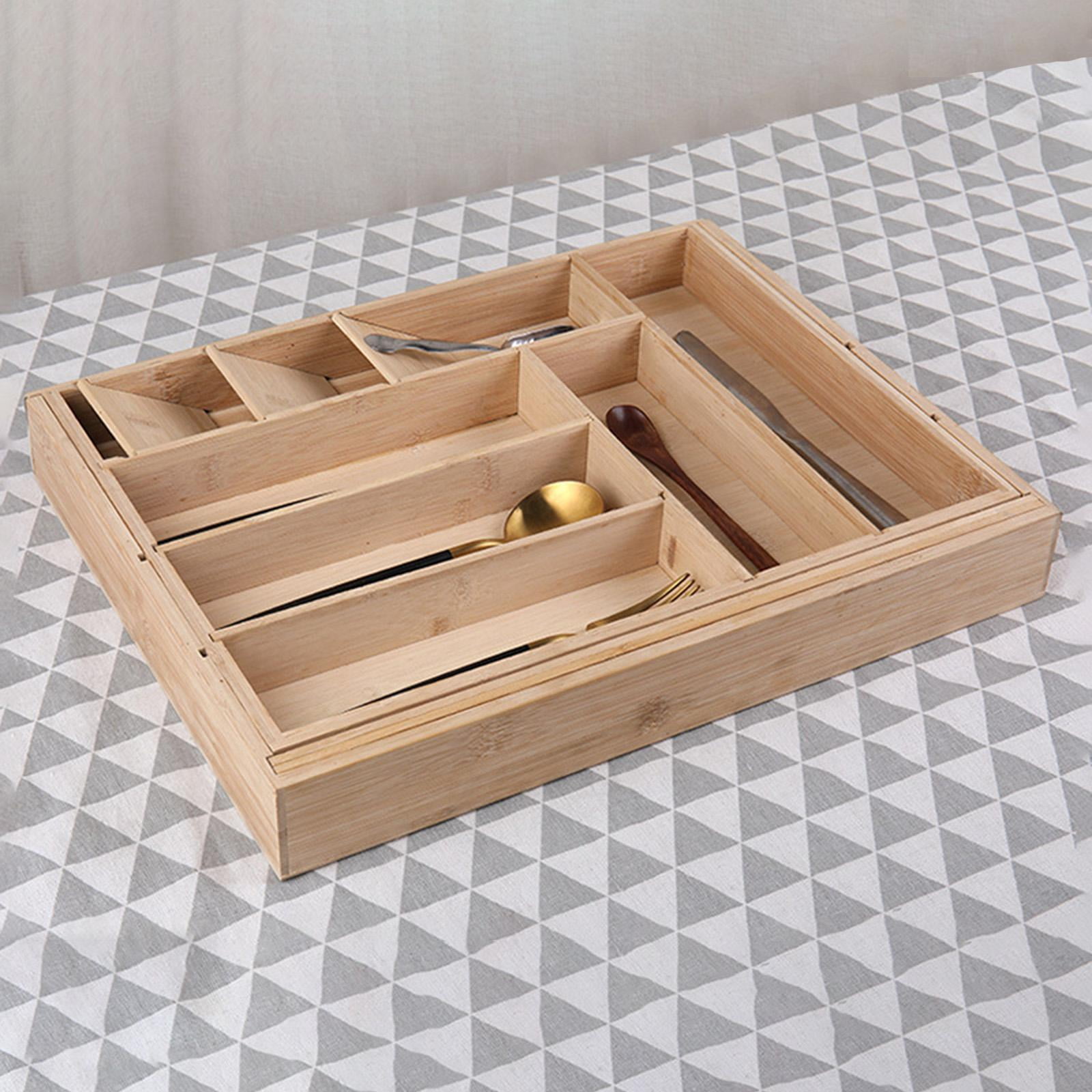 Fiocias Cutlery Drawer Utensil Organizer Save Space Silverware Organizer for Office
