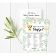 thumbnail image 2 of Inkdotpot 50 Sheets What'sIn Your PurseBaby Shower GameCards Baby Cheetah Jungle Animals Activity CardsPartyIdea Baby Shower Party Supply, 2 of 5