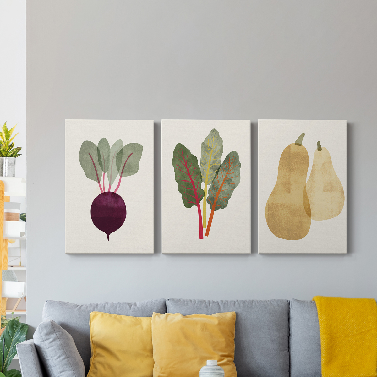 Organic Veg IX Premium Gallery Wrapped Canvas - Ready to Hang - 18 x 27 Each