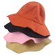 thumbnail image 2 of Sombrero de pescador con protección solar y ala corta ondulada con volantes para mujer, 2 of 5