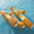 thumbnail image 3 of Vintage Wooden-Patterned Inflatable Water Game Set for Adults - 4-Piece Interactive Floating Toy with 137x35cm Seats and 115x20cm Play Rods, Portable PE Bag Packaging, Durable Lightweight Design for, 3 of 6